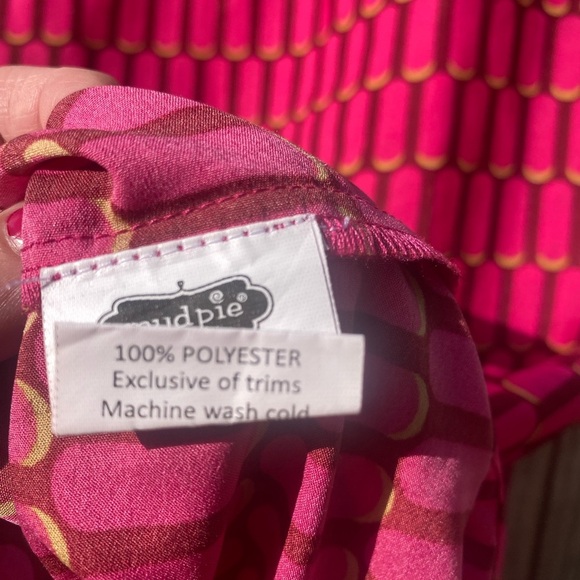 Mudpie Pink and Gold Resortwear Dress - Picture 4 of 7